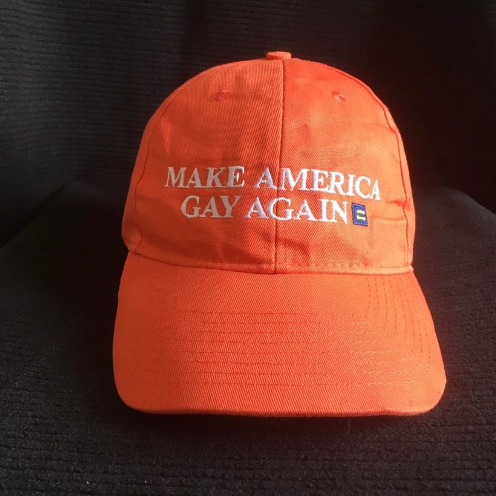 ORANGE “MAKE AMERICA GAY AGAIN” HAT